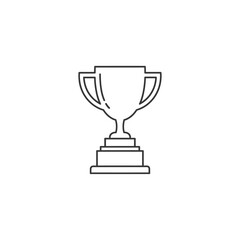 Fototapeta premium Celebratory Gold Trophy Cup Award for Achievement and Success