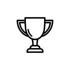 Celebratory Winner Trophy with Award Gratitude for Achievement