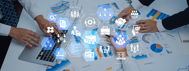 Digital recruitment and online hiring, virtual headhunting, smart recruitment platforms, talent...