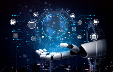 An AI powered global business network and digital infrastructure. A worldwide connection of AI...