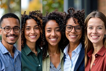 Diverse Workforce Uniting for Inclusion and Equality: A Photo Series Celebrating Employees' Varied Backgrounds and Roles