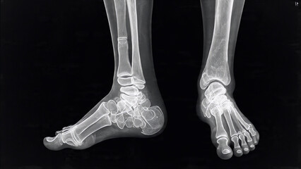 x-ray image of foots 