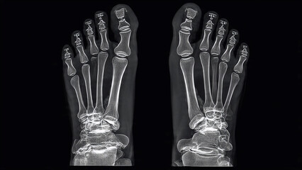 x-ray image of foots 