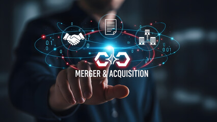 Merger acquisition business strategy partnership handshake agreement contract success growth investment finance company management legal corporate deal