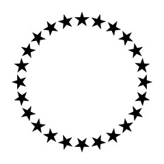 Fototapeta premium Europe Flag Star Icon