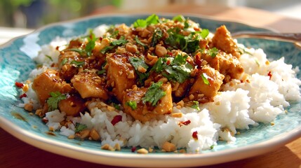 fried rice with chicken