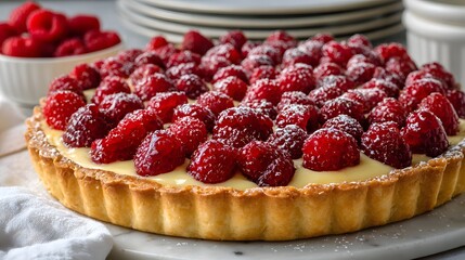 raspberry cheesecake on a plate