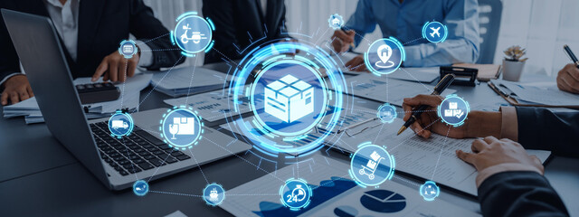 Goods delivery tracking icons show shipping, goods delivery routes, and loEnticeics monitoring. Goods delivery tracking ensures timely goods delivery, secure handling, and accurate tracking. Entice