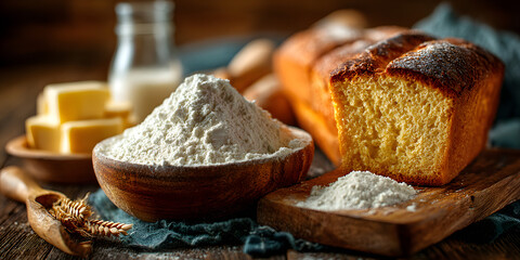 Rice flour as a primary ingredient for bread production, focusing on gluten-free options