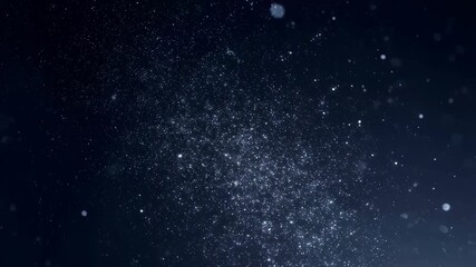 Stunning cosmic background with shimmering stars and celestial particles. Perfect for space-themed projects and visual storytelling