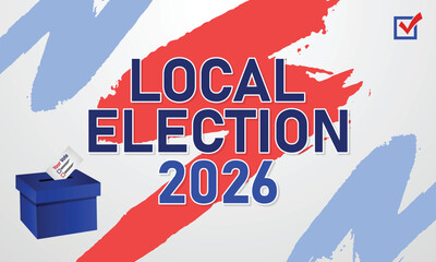 General Election 2026 Corporate Style Banner with Clean Design