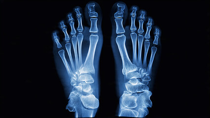 x-ray image of foots 