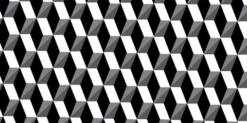 Vector seamless decorative geometric shapes pattern background