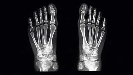 x-ray image of foots 