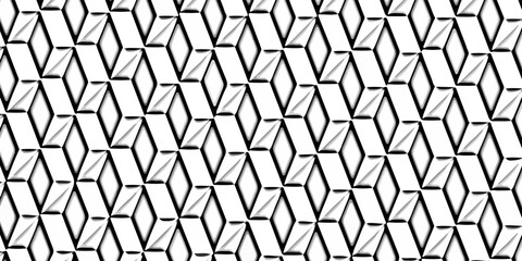Vector seamless decorative geometric shapes pattern background