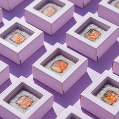 sushi blank packaging set