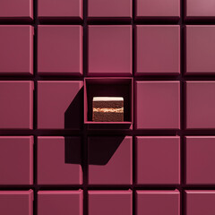 Cake slice blank packaging set