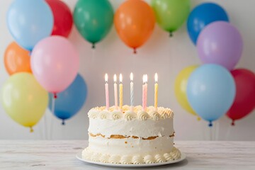 Man operating a forklift in a warehouse filled with cardboard boxes and pallets