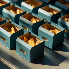 empanadas blank packaging set