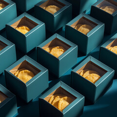 empanadas blank packaging set