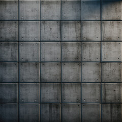 Concrete block wall surface textures function as a background for user interface designs in digital platforms.