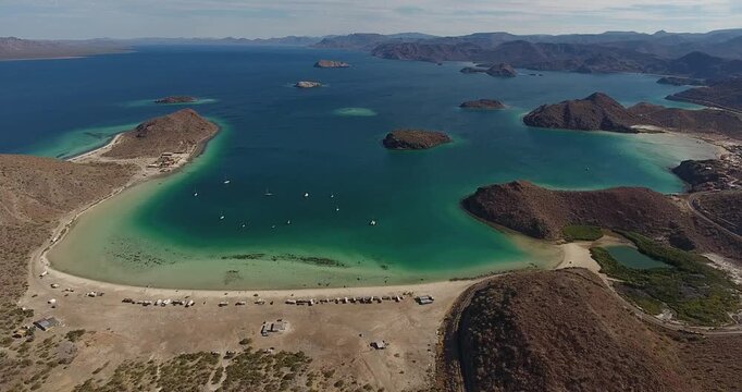 Playas de Mulege Baja California Sur Mexico aguas turqueza y lugares paradisiacos