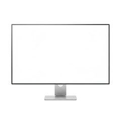 Modern computer monitor isolated on transparent background