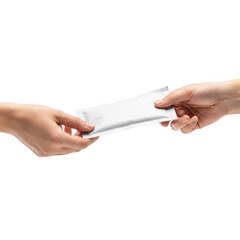 Handshake icon isolated on transparent background