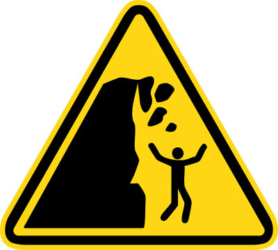 Danger falaise instable