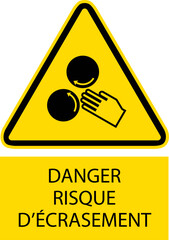 Danger risqure d'&eacute;crasement