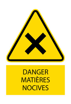 DANGER  MAtières  nocives