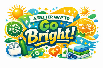 Vibrant Holiday Essentials. Modern flat holiday banner design, vibrant seasonal lifestyle banner promoting upgraded everyday