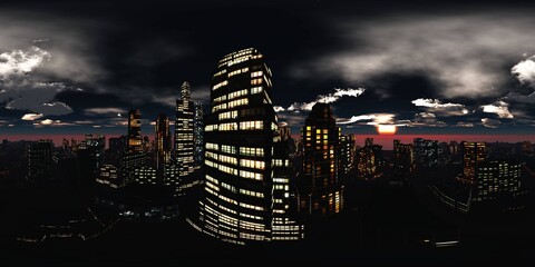 london skyline at night