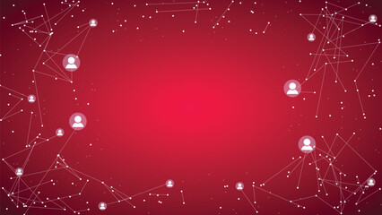 Red Abstract Textured Background with Subtle Pattern