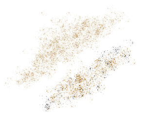 Dirt dust isolated png and texture, top view