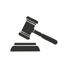 Gavel Illustration Symbol for Court Law and Justice Legal Process Symbolism