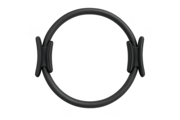 Black pilates ring for fitness and exercise workout