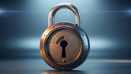 Digital Security Lockpad Symbolizing Data Protection and Privacy