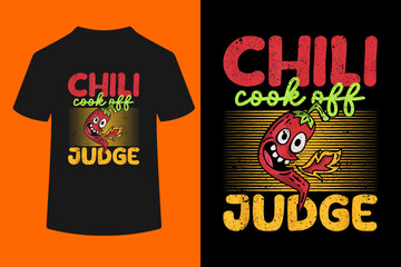 Chili Cook Off Judge Funny Mexican BCC Chili Cooking Chef T-Shirt
