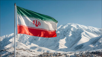 Bandera de Ir&aacute;n