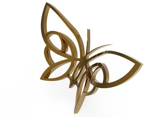 golden butterfly png