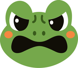 개구리얼굴