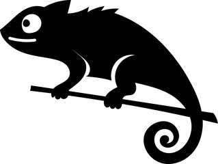 카멜레온 실루엣 © Taewon