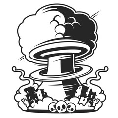 bomb explosion icon collection. war and blast symbols. vector image for military concepts and web design