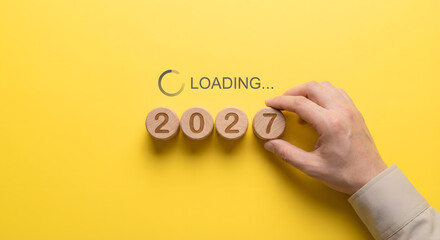 new year 2027 loading concept