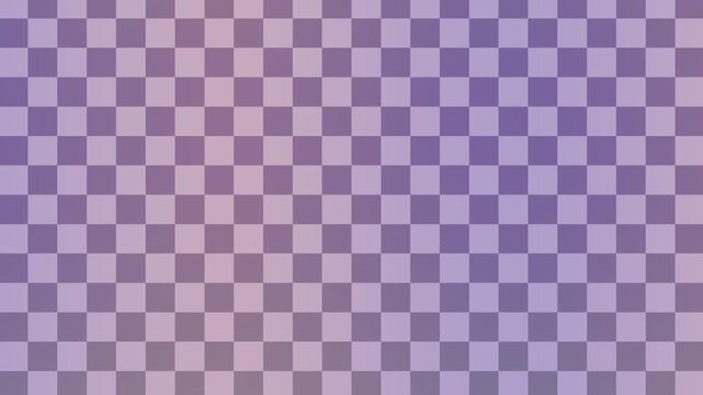 Seamless checkerboard pattern with gradient background, looping animation