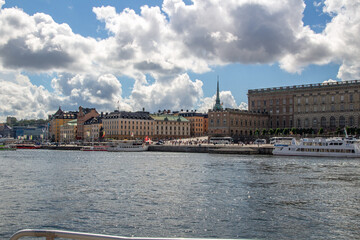 Fototapeta premium Sweden, Stockholm - 06.08.2018 - Stockholm during a sunny summer day.