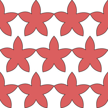 A smooth pattern of stars in the shape of roses, 6000 x 6000 pixels