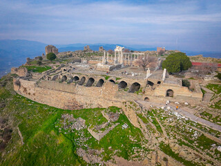 Survey the Cryptoporticus of Attalid Pergamon amidst Dramatic Hilltop Vistas
