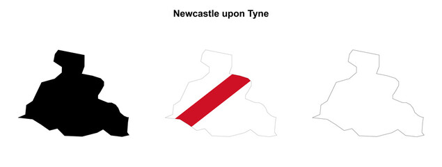 Transparent Newcastle Upon Tyne Outline